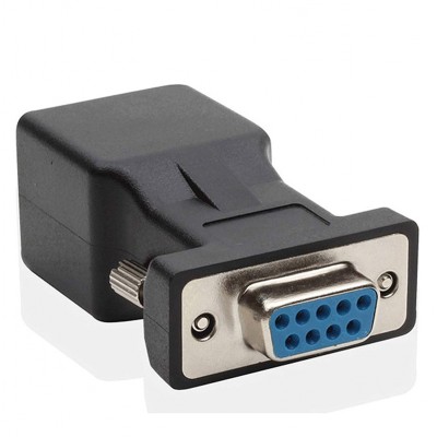 Wholesale DB9 RS232 Female To RJ45 Network Adapter Connector